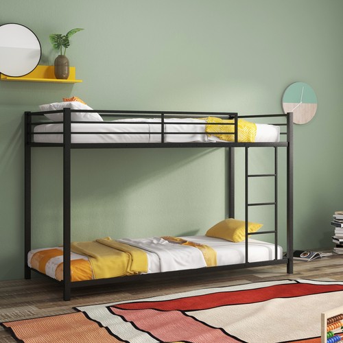 Metal bunk bed low - bed,