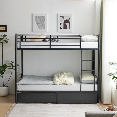 3ft metal single bunk beds - single,
