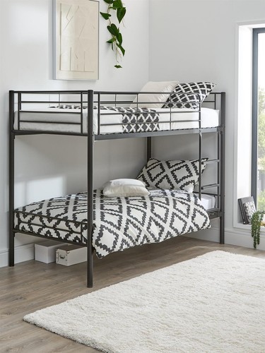 Domino metal bunk bed frame - metal,