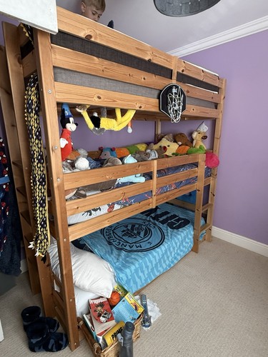 Solid wooden children single - solid, children's