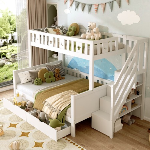 Bunk beds with storage - bunk, drawers