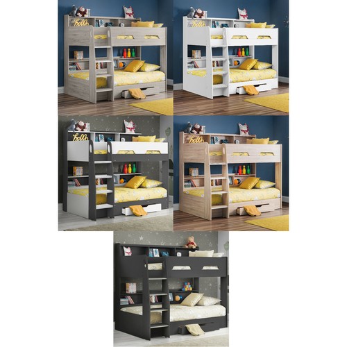 Wood bunk bed orion kids - bunk, bed,