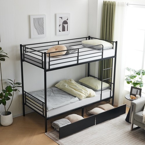 Metal bunk bed - metal,