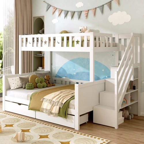 Wood bunk bed - wood,