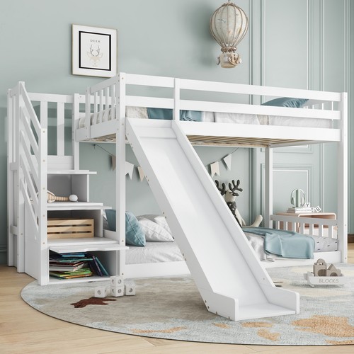 3ft bunk bed - bunk, stairs