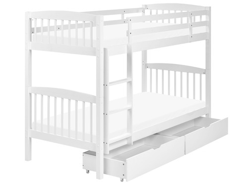 Wooden single size bunk - bunk, bed