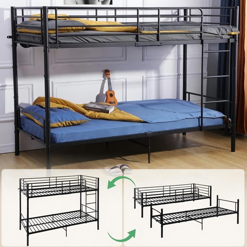 3ft metal single bunk - 3ft, bed