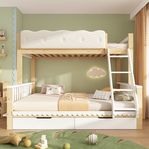 Triple bunk bed frame - bed, 3ft