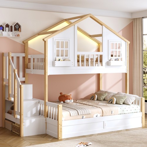 Bunk bed single - single, double