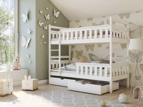 Children wooden pine - children, bunk