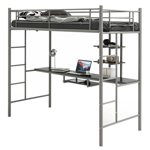 Metal bunk bed frame high - metal,