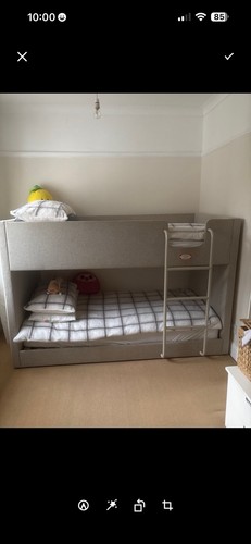 Saturn oatmeal bunk beds - oatmeal,