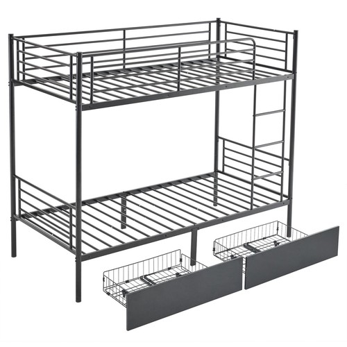 3ft single metal bunk bed - single,