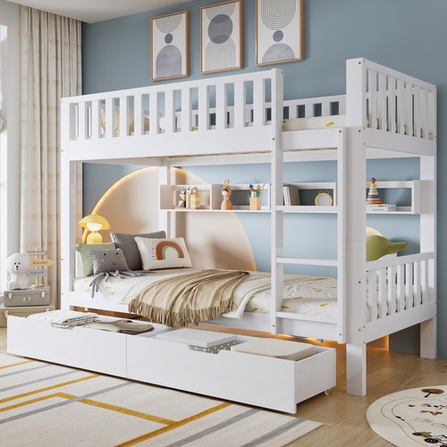 Bunk bed with ladder - bunk,