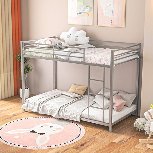 Metal bunk bed - bed, low