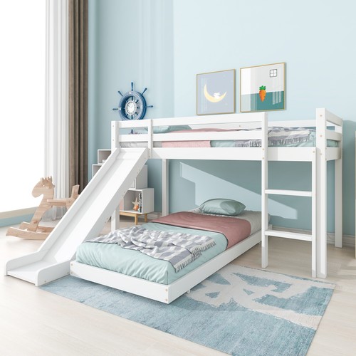 3ft single bunk - single, wood
