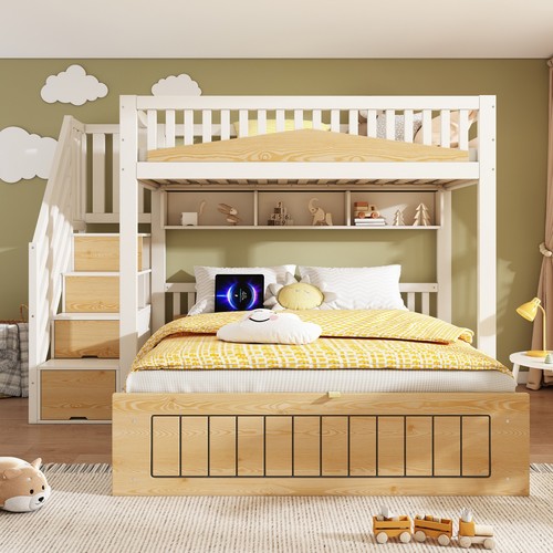 Triple bunk bed 4ft6 - bed,