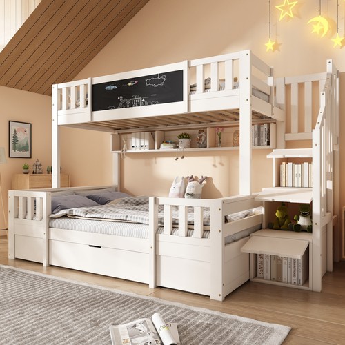 Bunk bed with staircase - with,