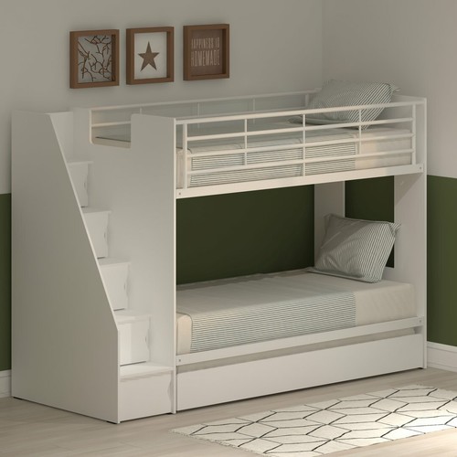 Bunk bed with trundle - trundle,